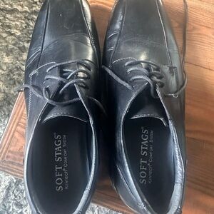 Men's Classic Black Derby Shoes